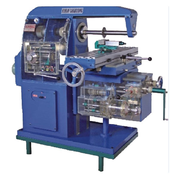 透明萬能銑床教學(xué)模型,透明銑床仿真模型