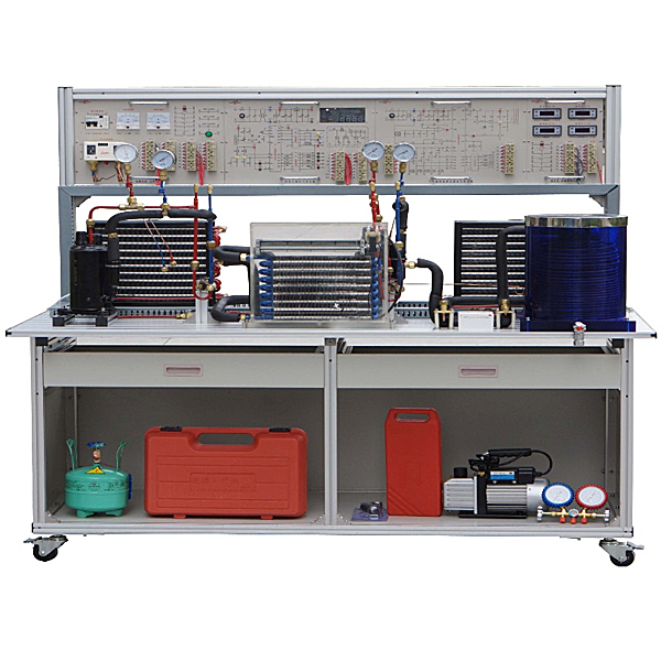現代制冷與空調系統(tǒng)實訓臺(圖1) 現代制冷與空調系統(tǒng)實驗臺,車門中控門鎖實驗裝置